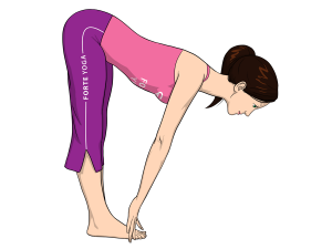 Standing Half Forward Bend Yoga Pose