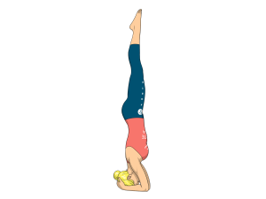 Supported Headstand Yoga Pose